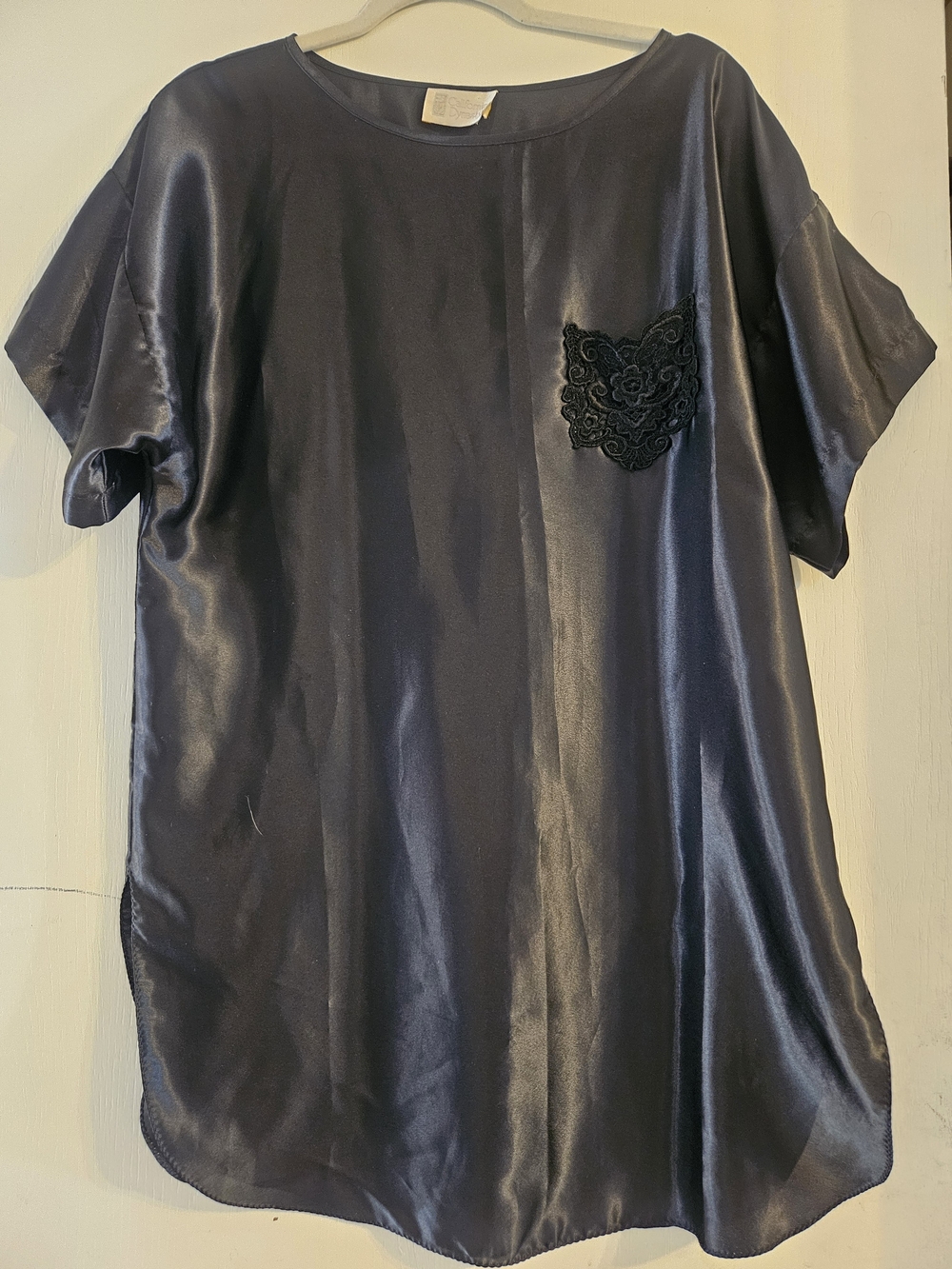 Vintage California Dynasty Satin Sleep Shirt